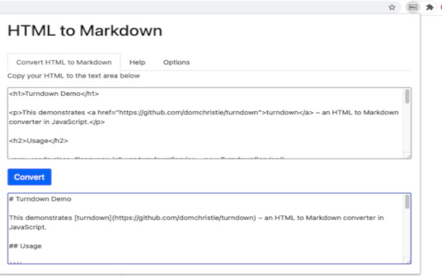 HTML to Markdown截图2