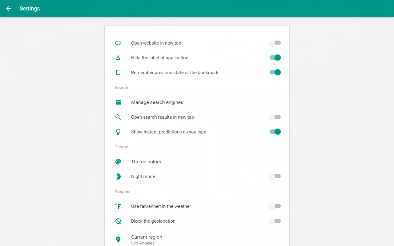 Material Design New Tab截图1