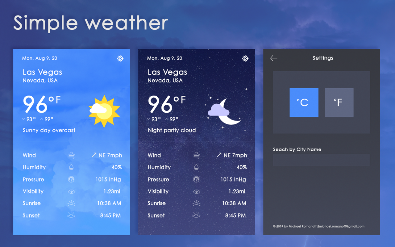 Simple Weather Report截图1