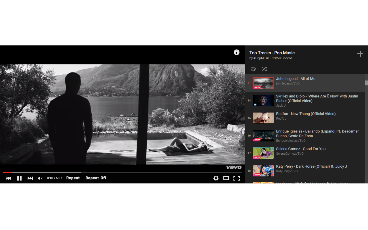 Auto Repeat for HTML5 Youtube Videos截图1
