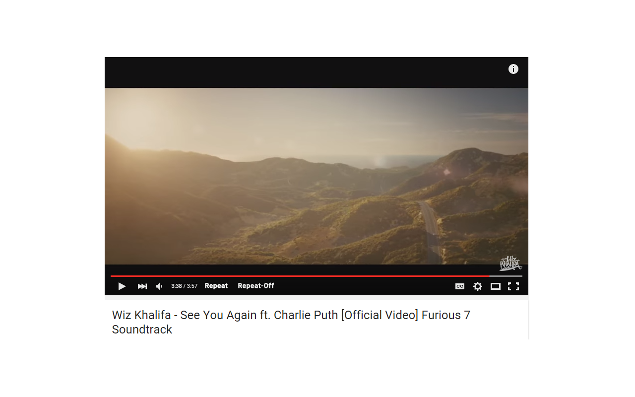 Auto Repeat for HTML5 Youtube Videos截图3