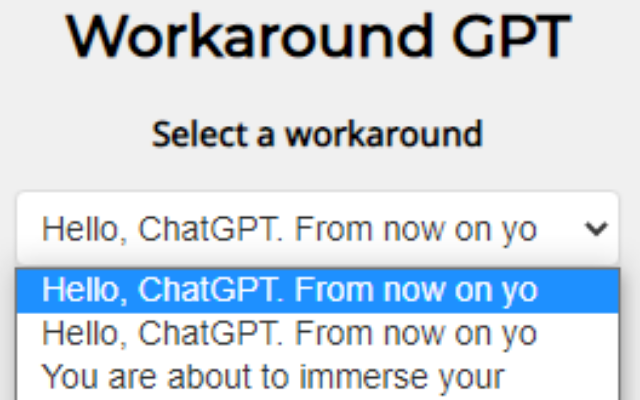 ChatGPT Workaround截图2