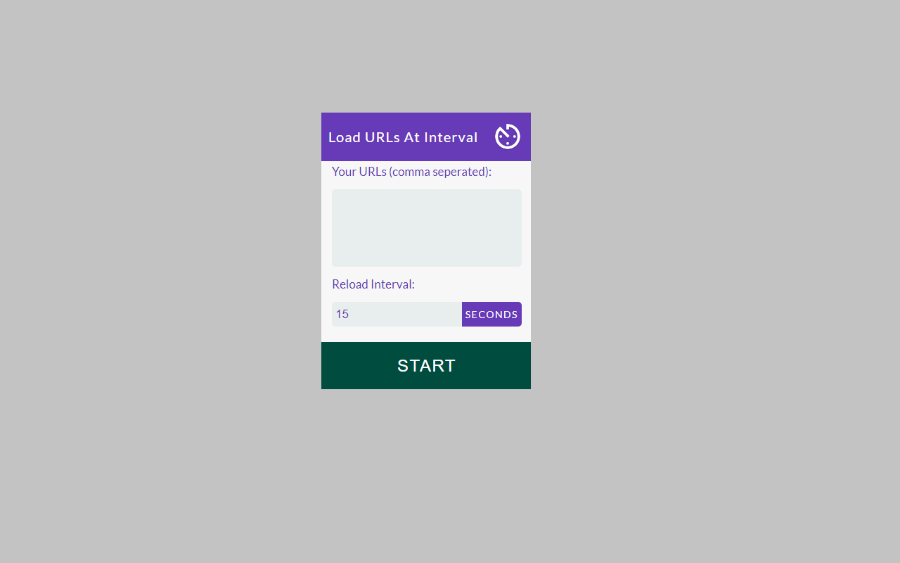 Load URLs At Interval截图1