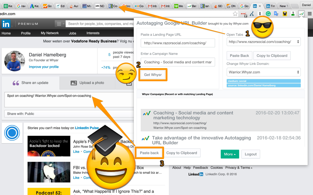 Autotagging Google URL Builder截图2