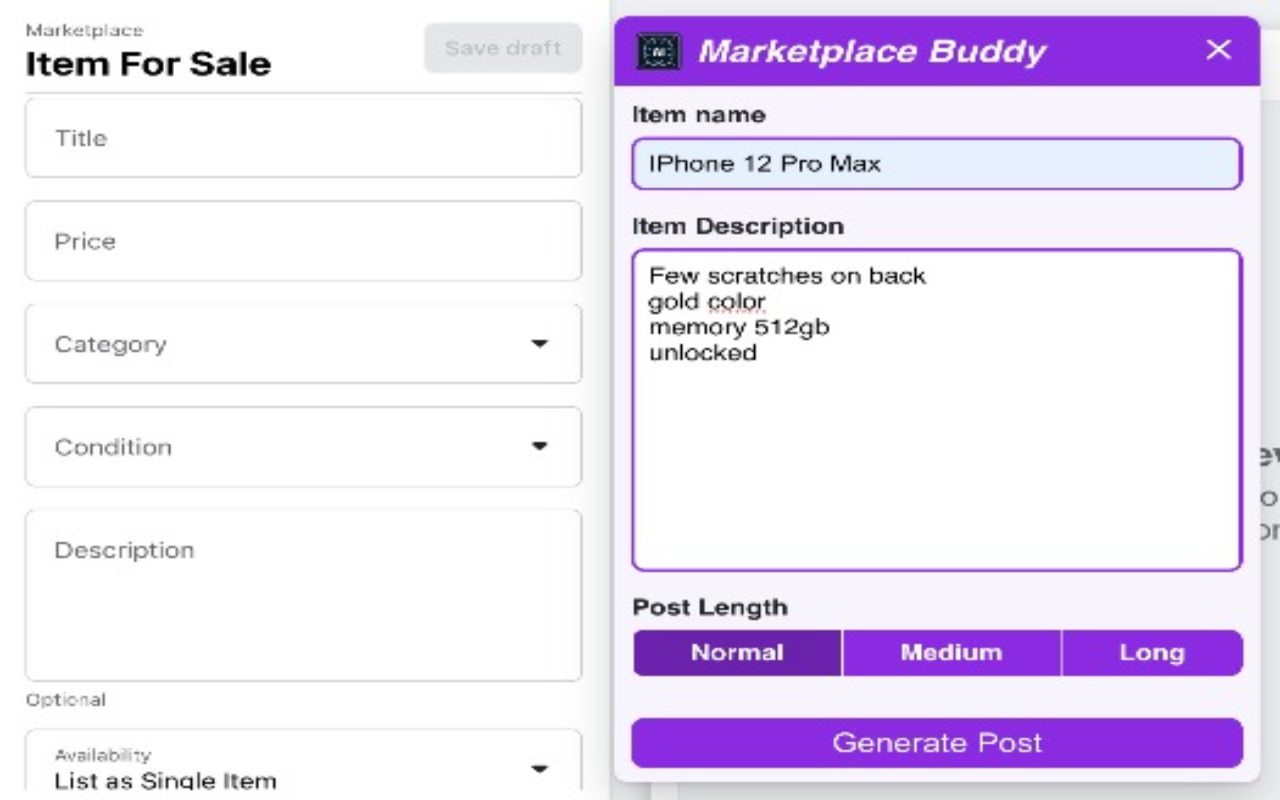Marketplace Buddy截图1
