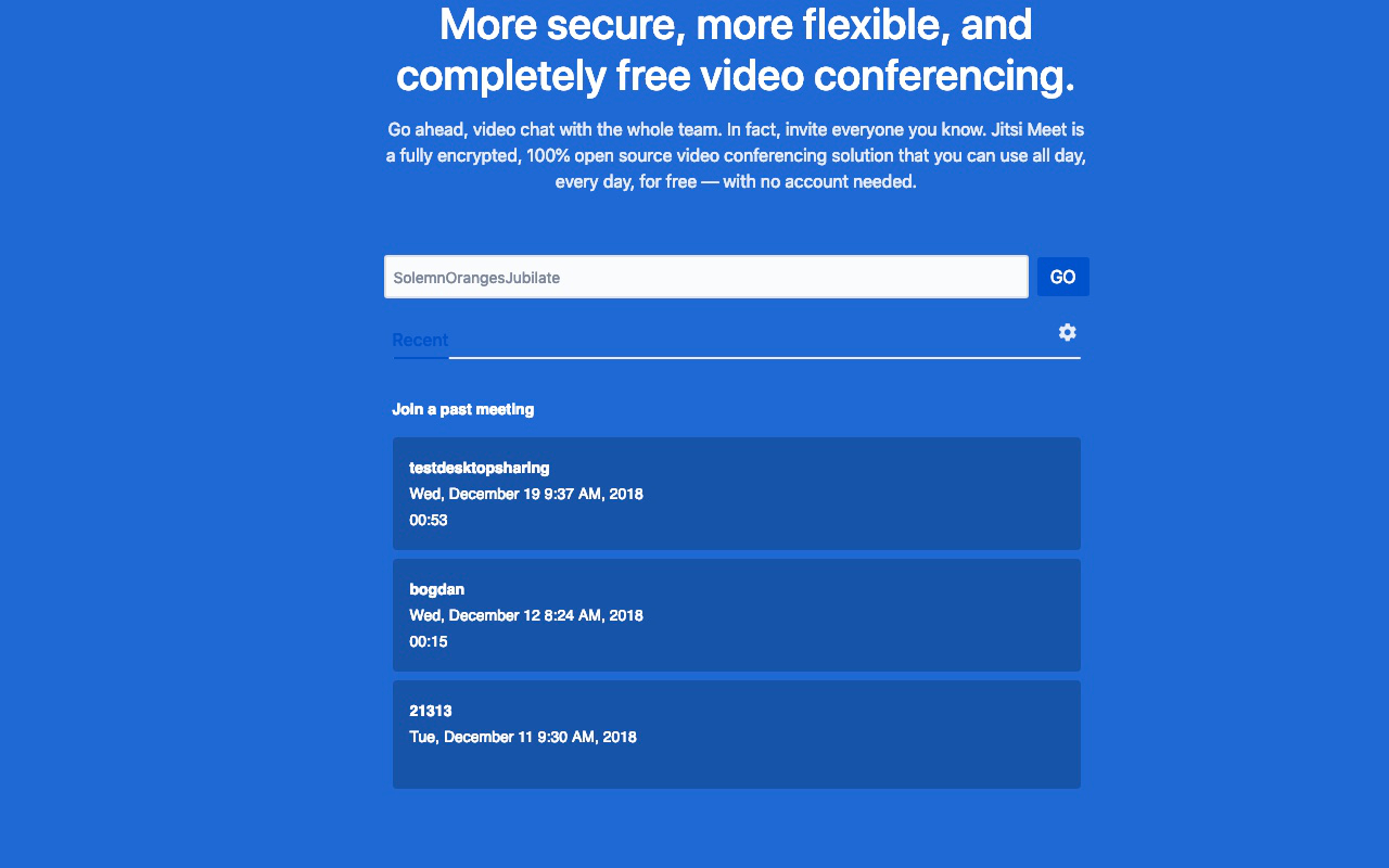 Jitsi Meetings (meet.uvasc.net)截图1