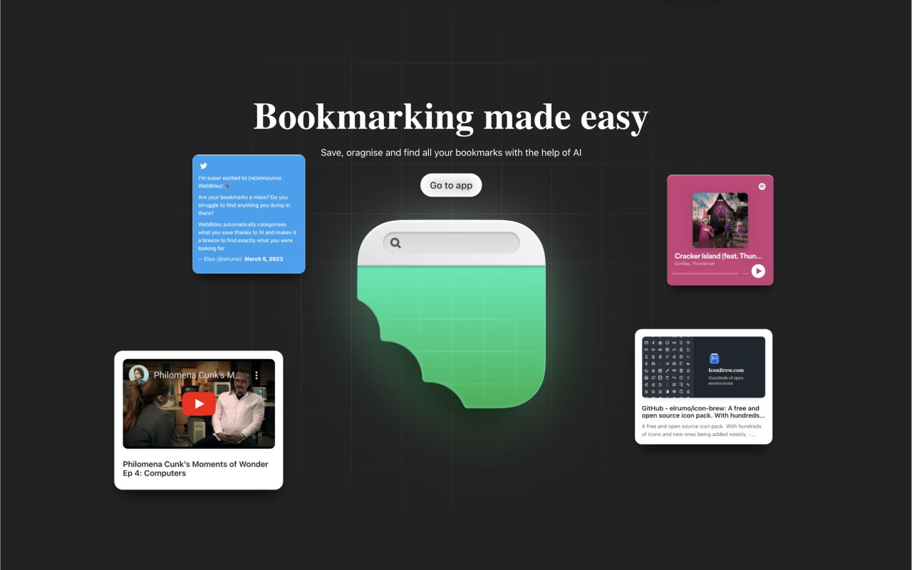 WebBites - browser extension截图2