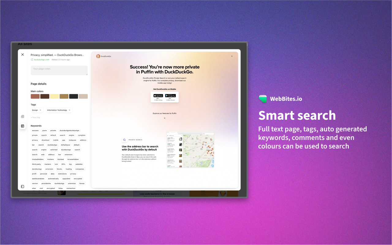 WebBites - browser extension截图4