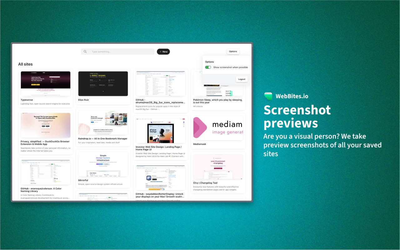 WebBites - browser extension截图5