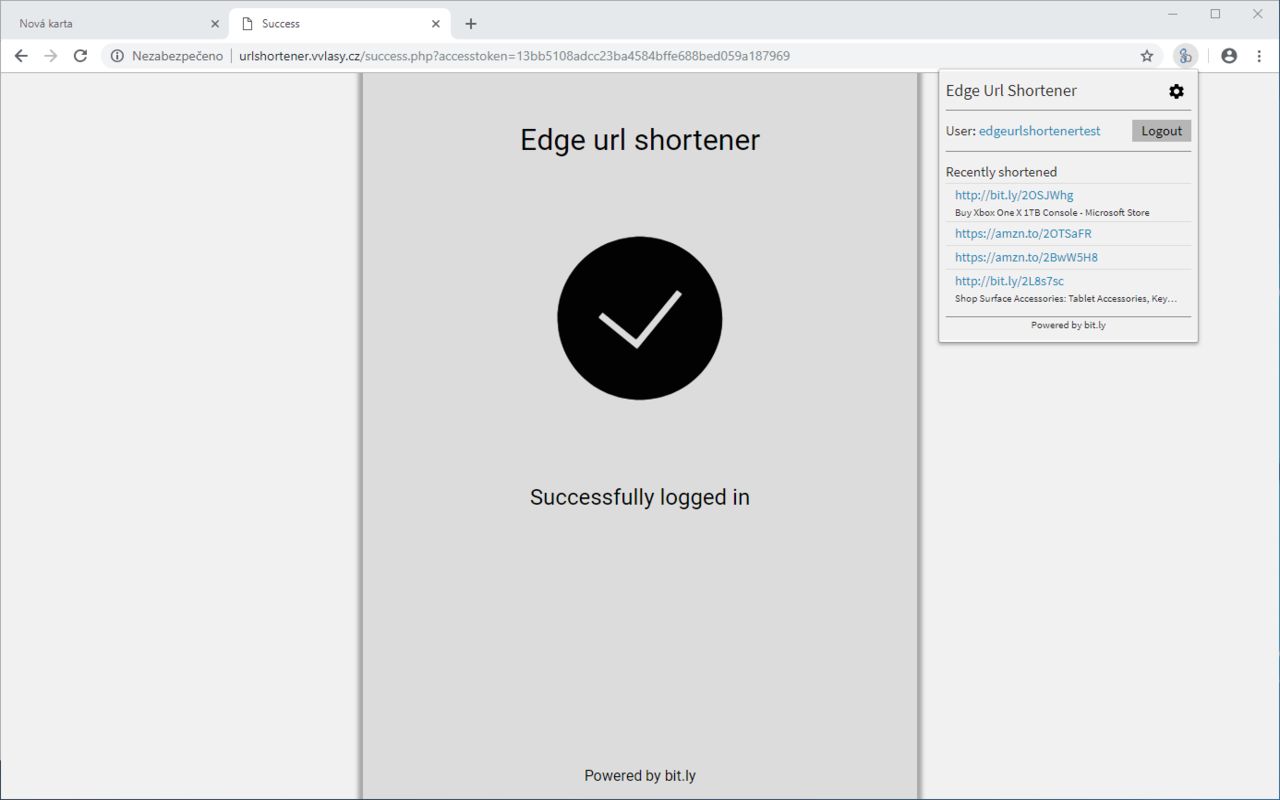Edge URL Shortener截图1