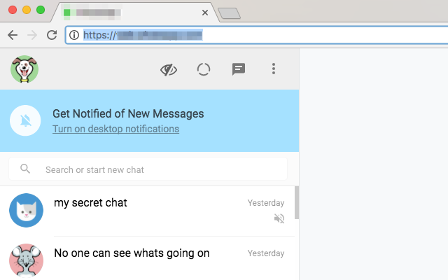 WebChats Incognito mode截图2