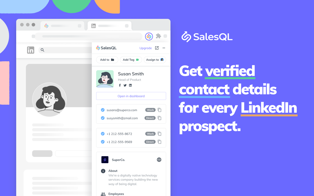 SalesQL - B2B Email Finder截图2