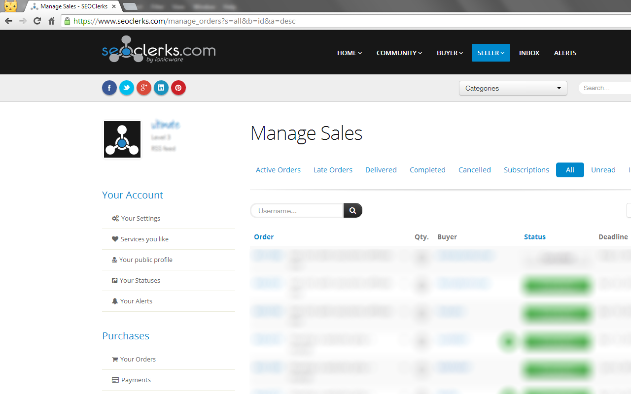 SEOClerks Alert Notifications截图1
