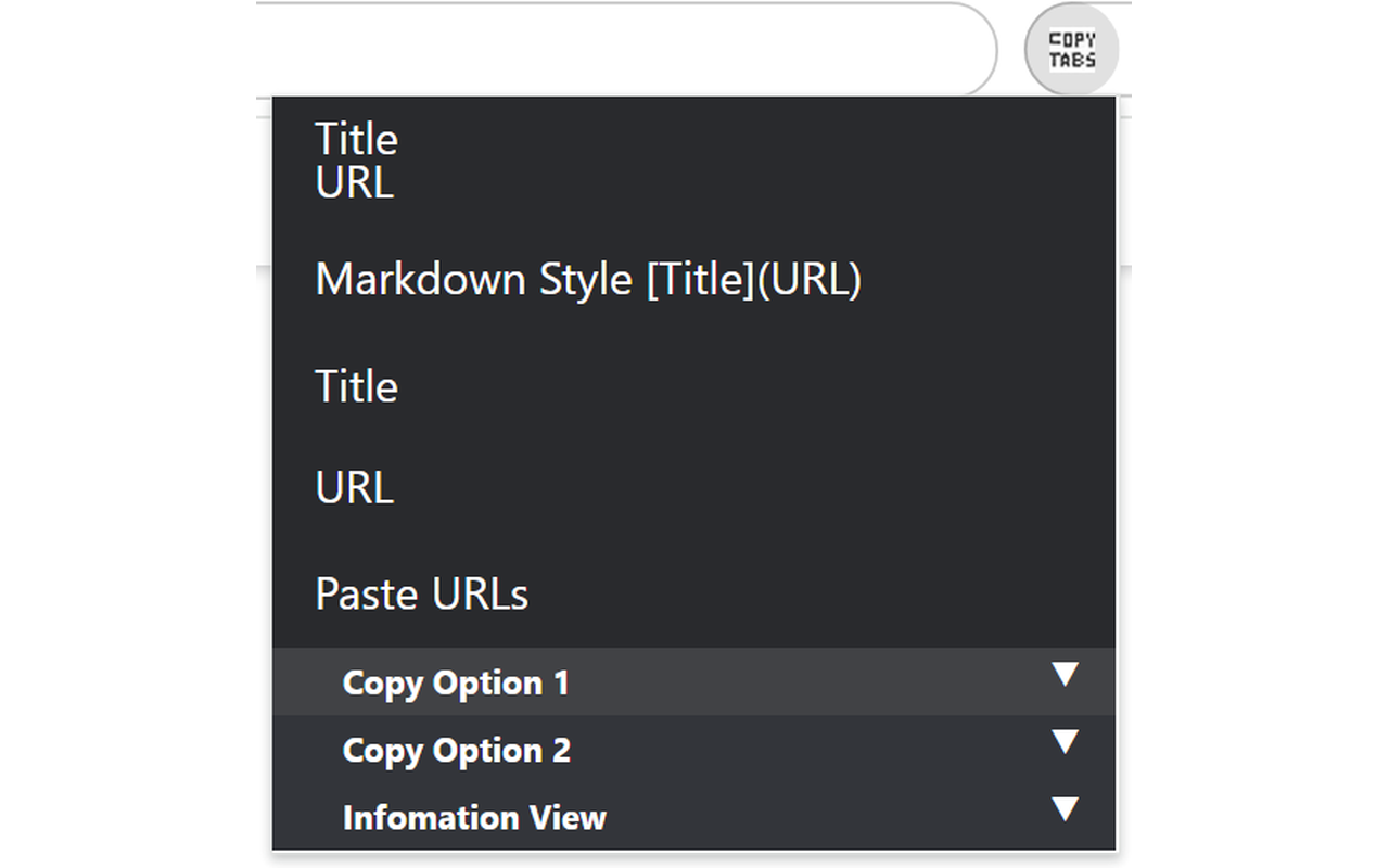 Copy Tabs Title URL截图3