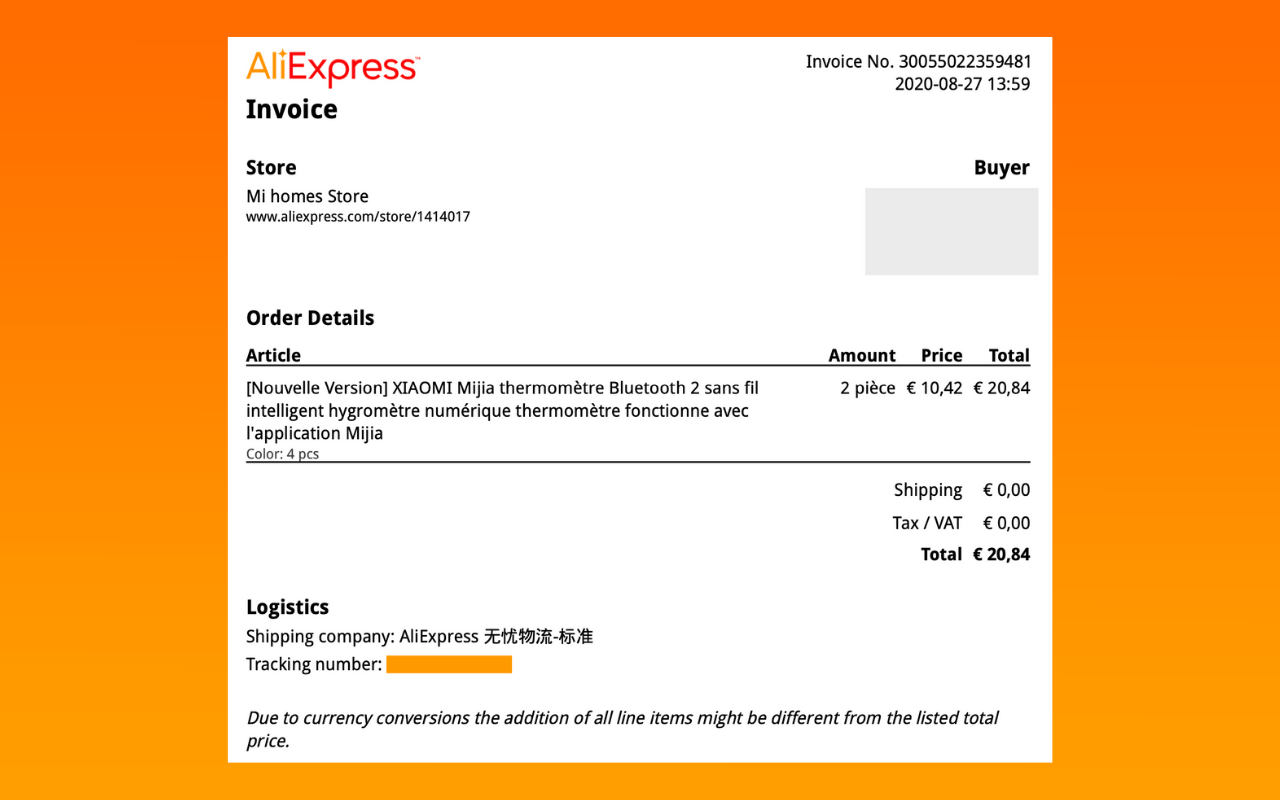 Alichrome - Free Invoice generator截图2