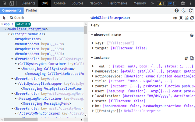 Owl devtools截图1