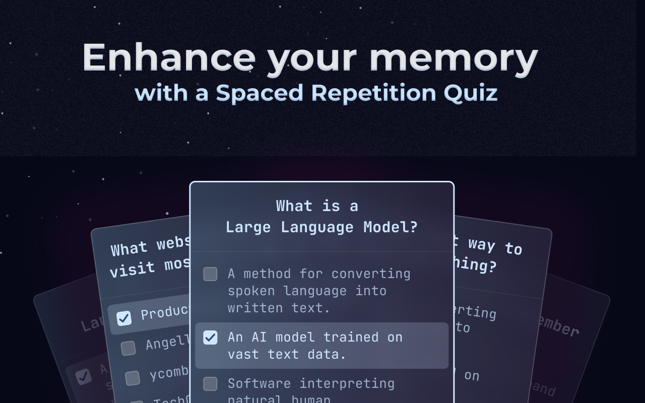 Recall | Summarize Anything, Forget Nothing截图2
