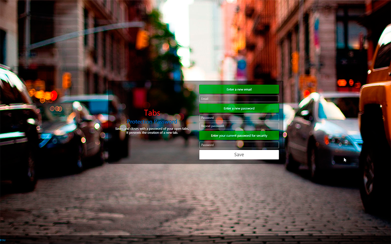 Tabs Protection Password截图4