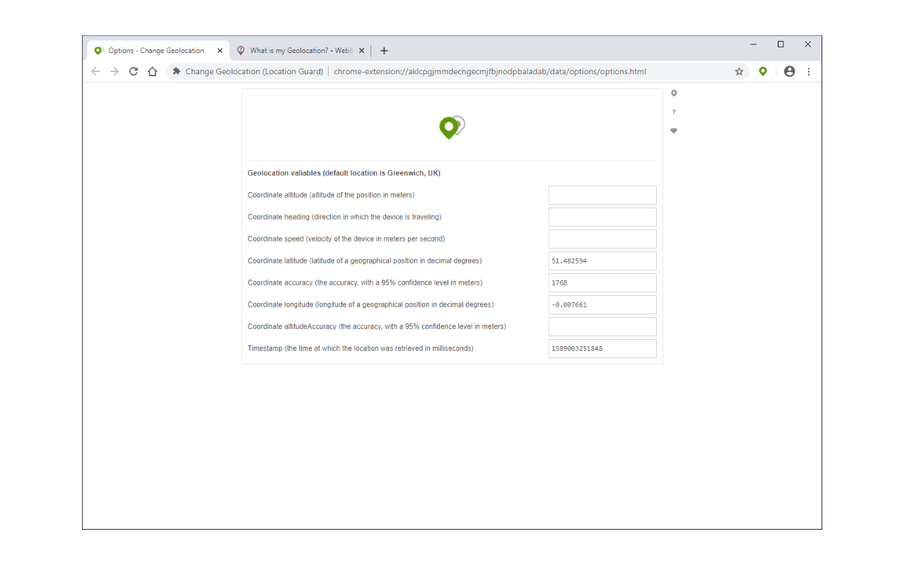 Change Geolocation (Location Guard)截图2