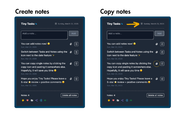 Tiny Tasks: a modern to-do list app截图1