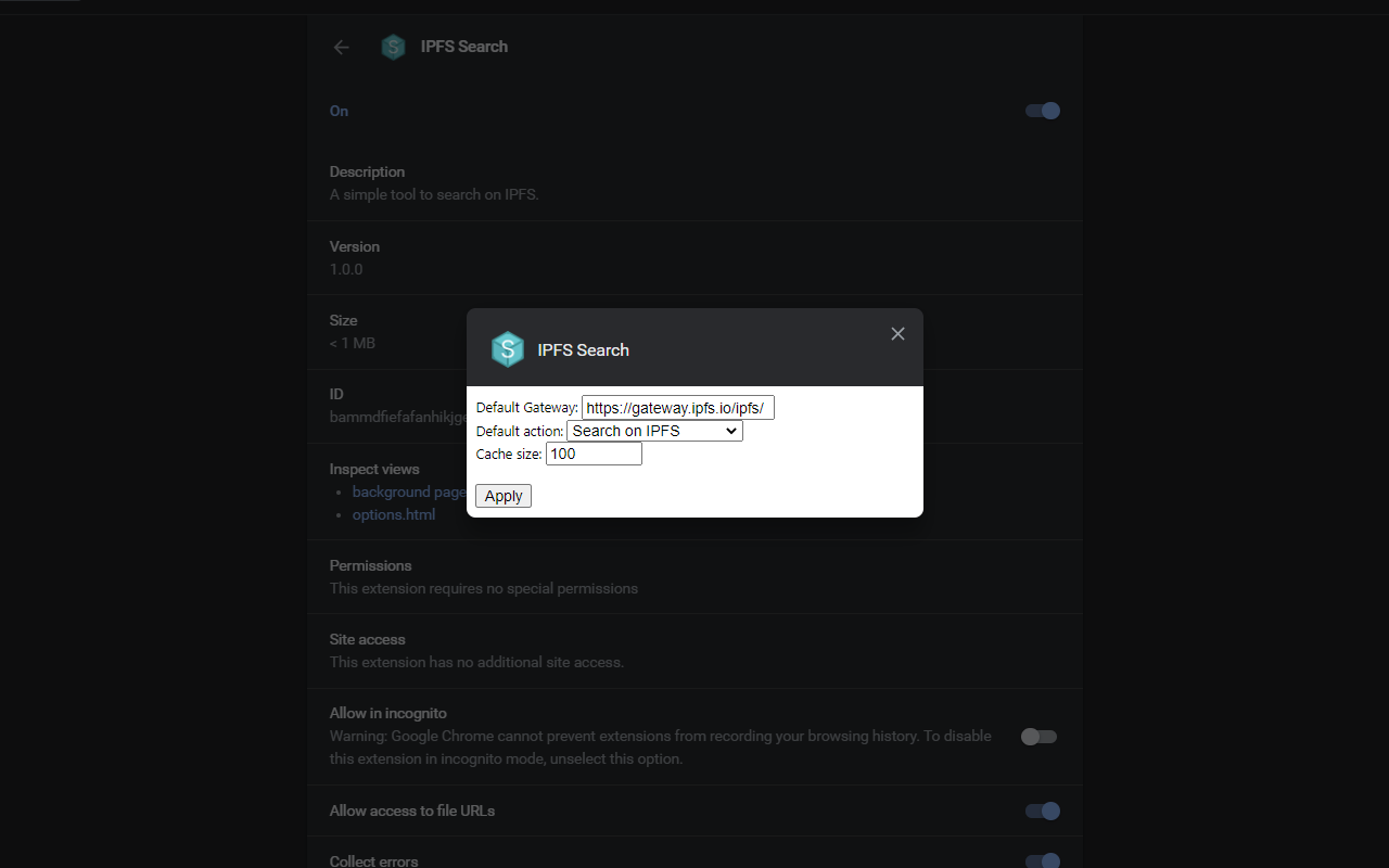 IPFS Search截图2