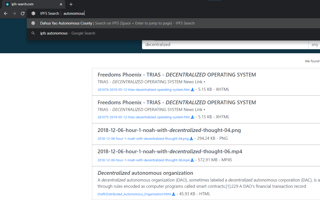 IPFS Search截图4