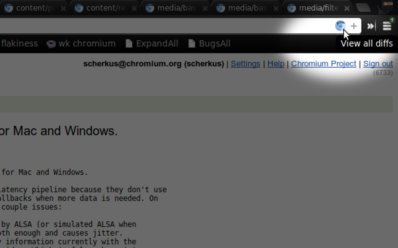 Chromium Review Tool截图2