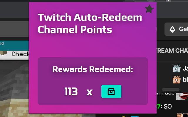 Twitch Auto-Redeem Channel Points截图1