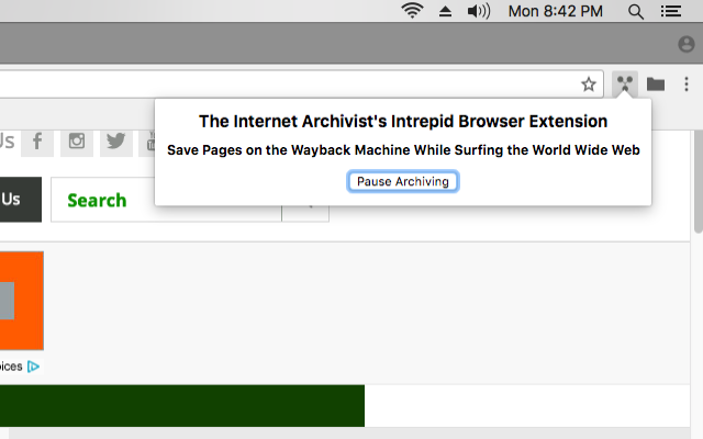 The Internet Archivist's Intrepid Extension截图1