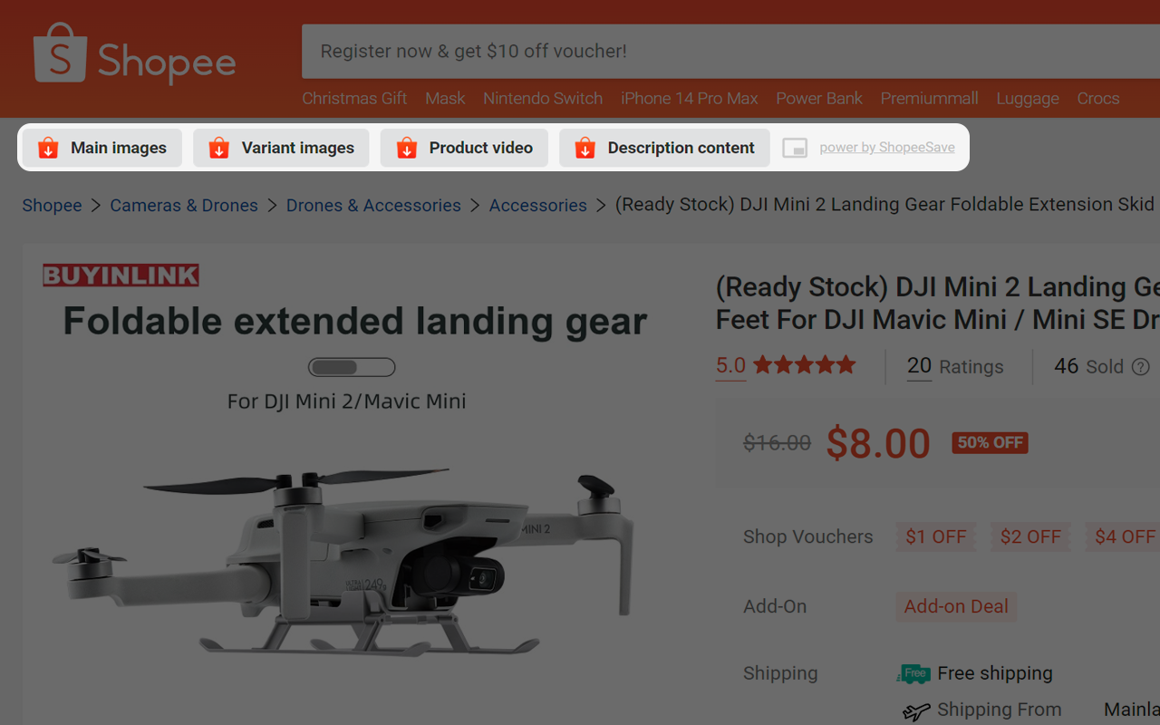 Shopee Save - Download Product Images & Video截图2