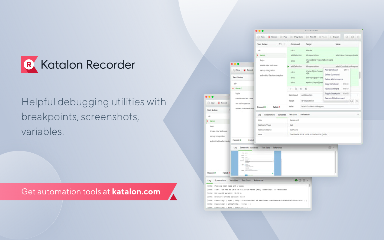 Katalon Recorder (Selenium tests generator)截图4