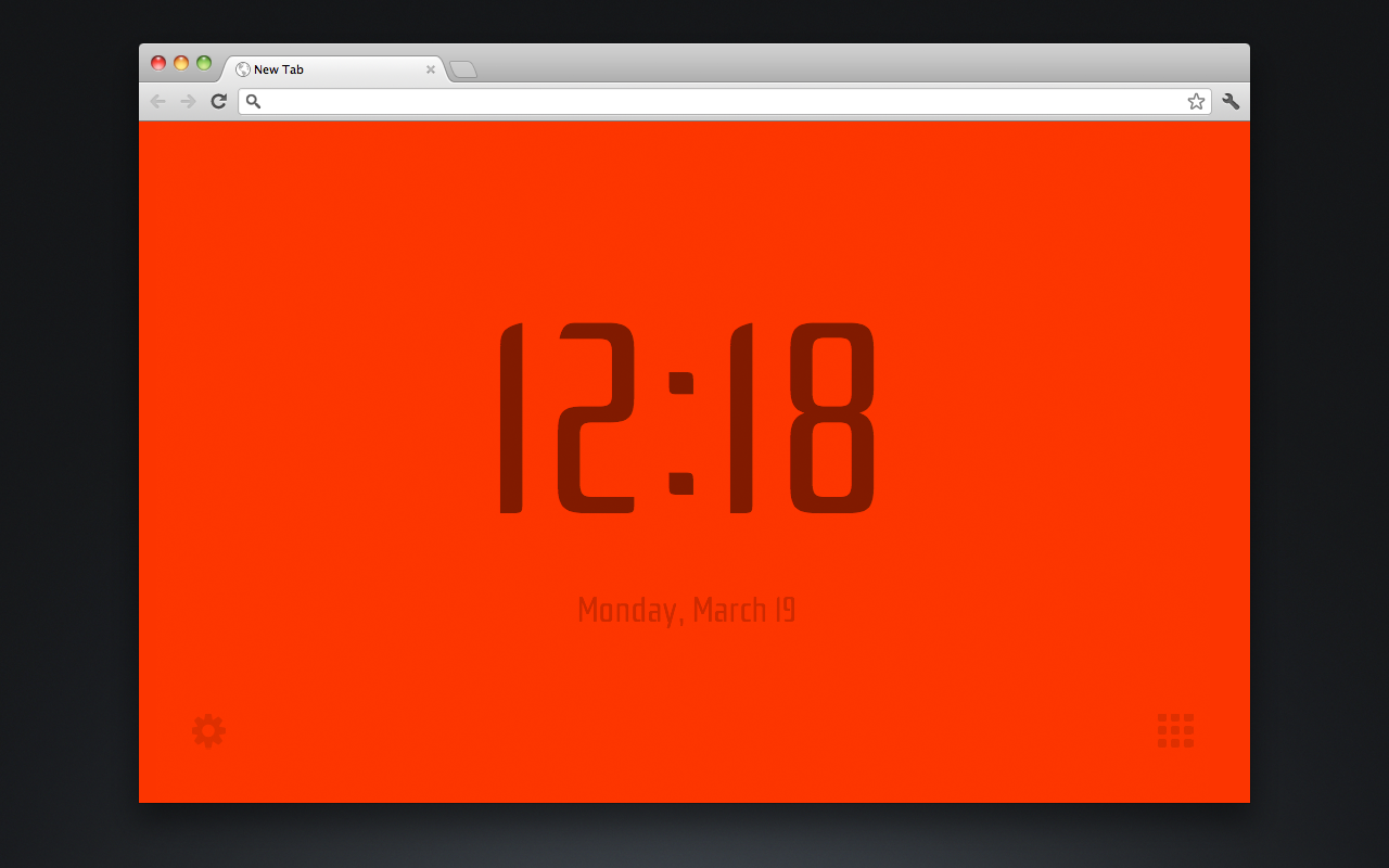 New Tab Clock截图4