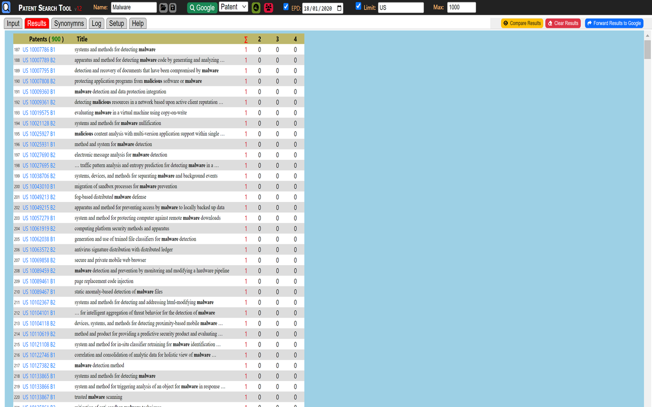 Patent Search Tool截图4