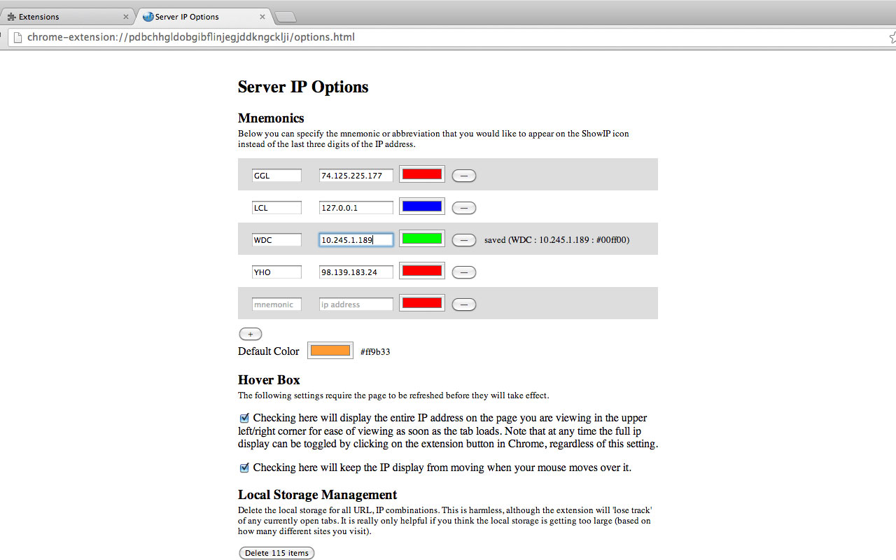 Server IP截图1