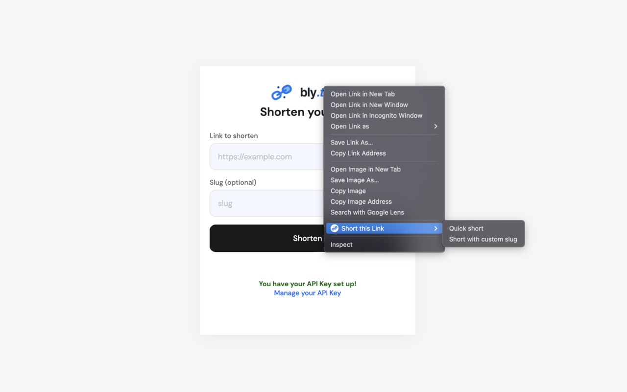 Bly.to Link Shortener截图5