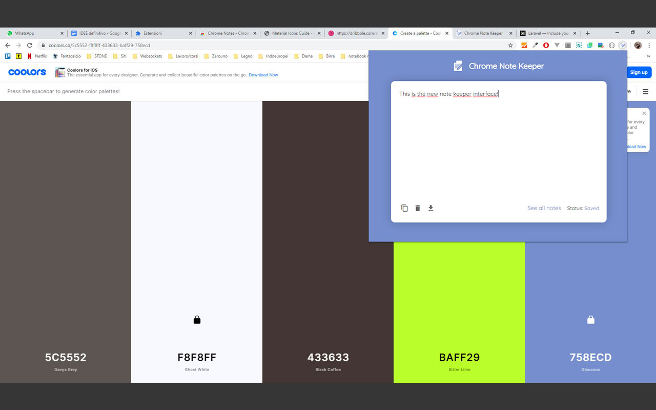 Chrome Note Keeper截图4