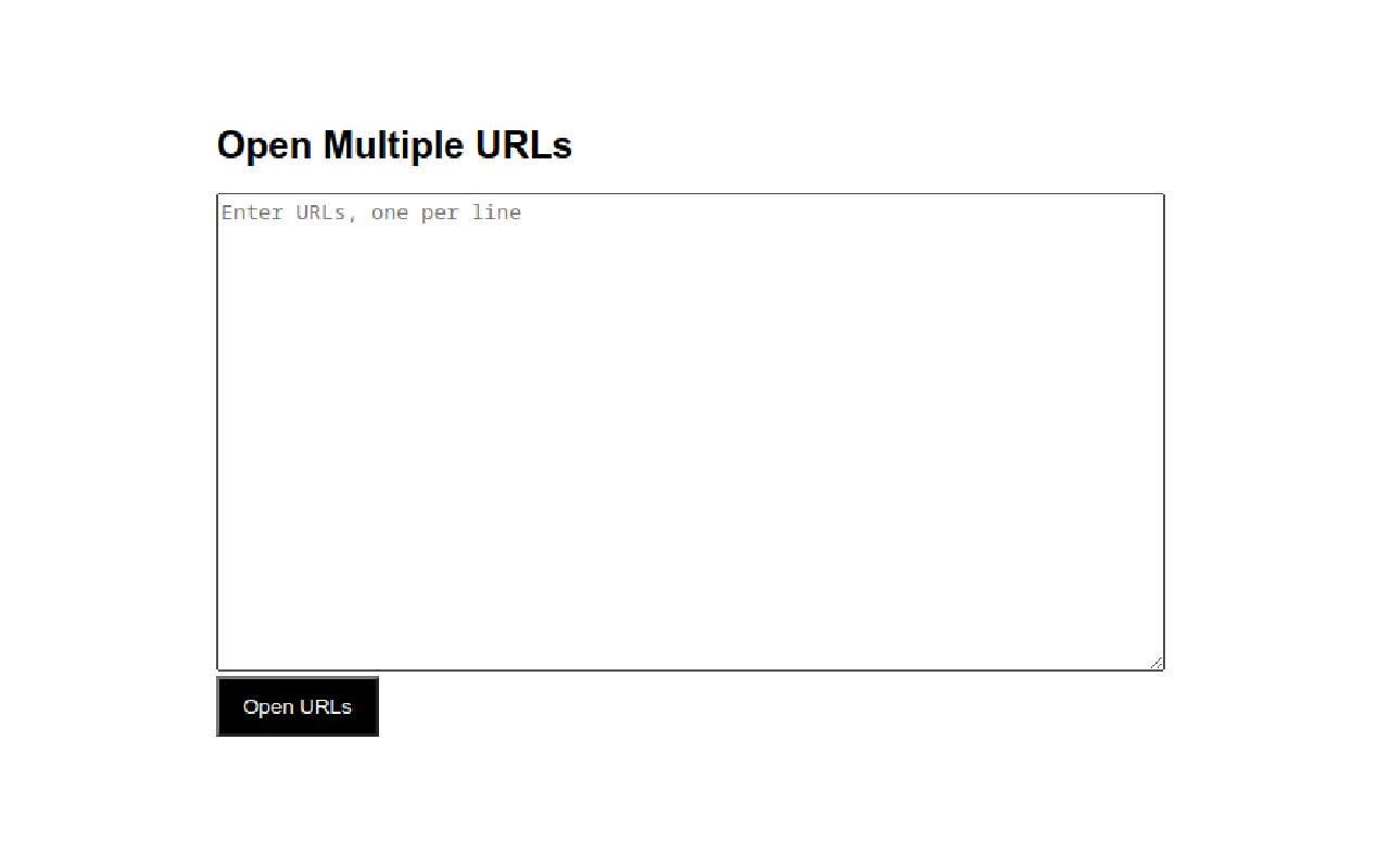 Multi URL Opener截图1