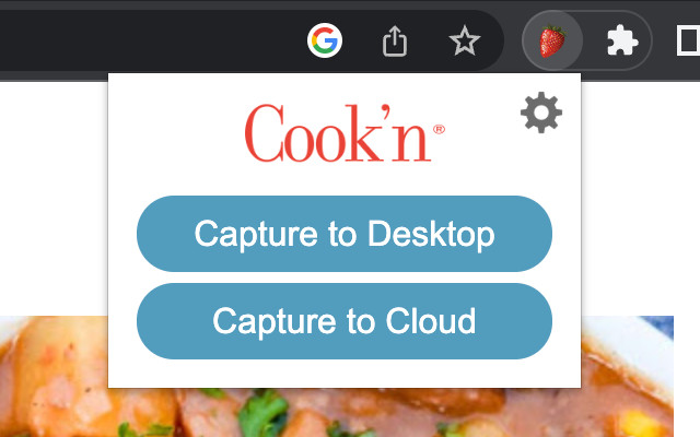 Cook'n Recipe Capture Plugin截图1