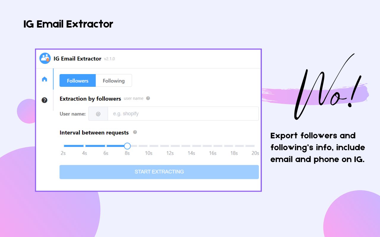 SocialDeck - IG Email Extractor截图1