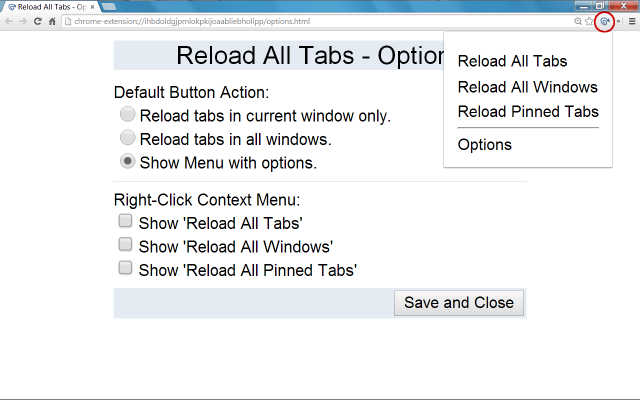 Reload All Tabs截图1