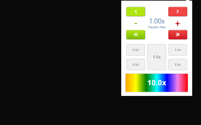 HTML5 Media Rate Controller截图1