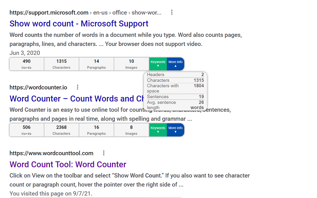 Word Count Toolbar截图4