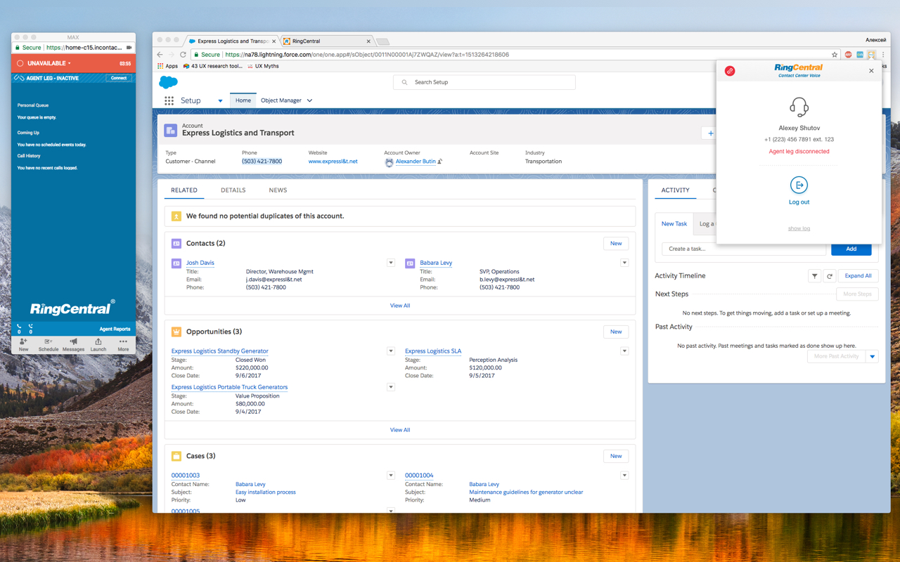 RingCentral Contact Center Voice截图2