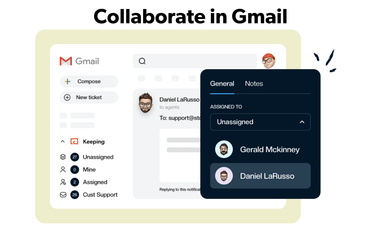 Keeping | The Original Help Desk for Gmail™截图4