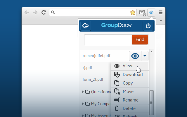 GroupDocs Online Document Viewer Plugin截图1