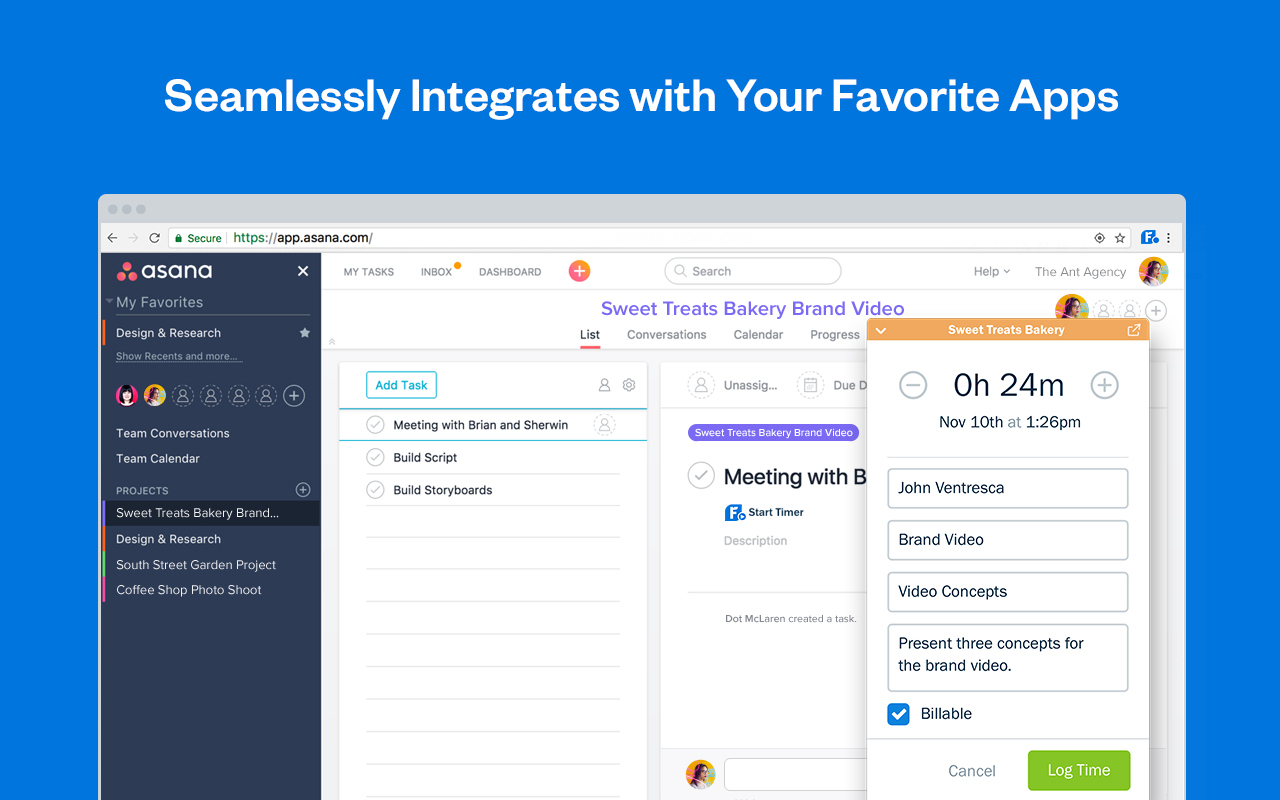 FreshBooks Time Tracker截图2