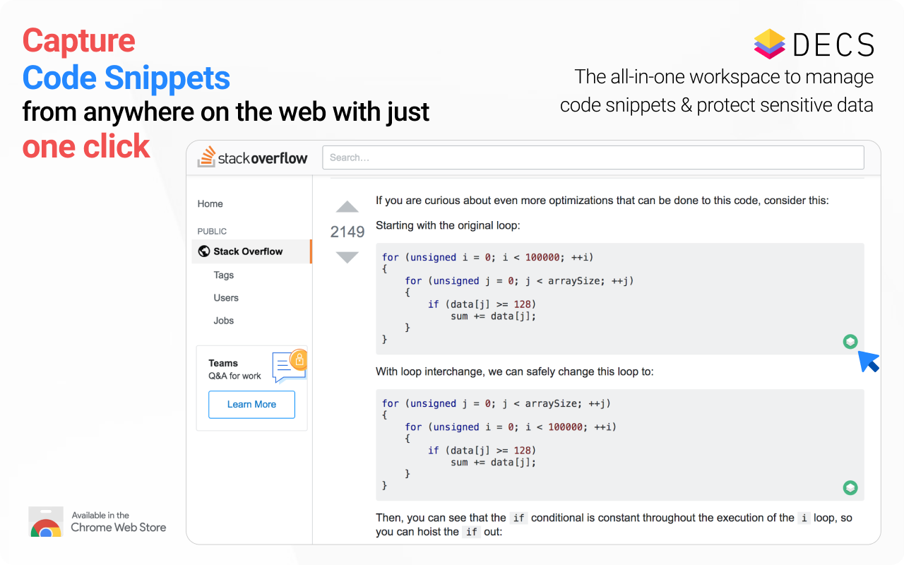 DECS - Code Snippets Manager截图2