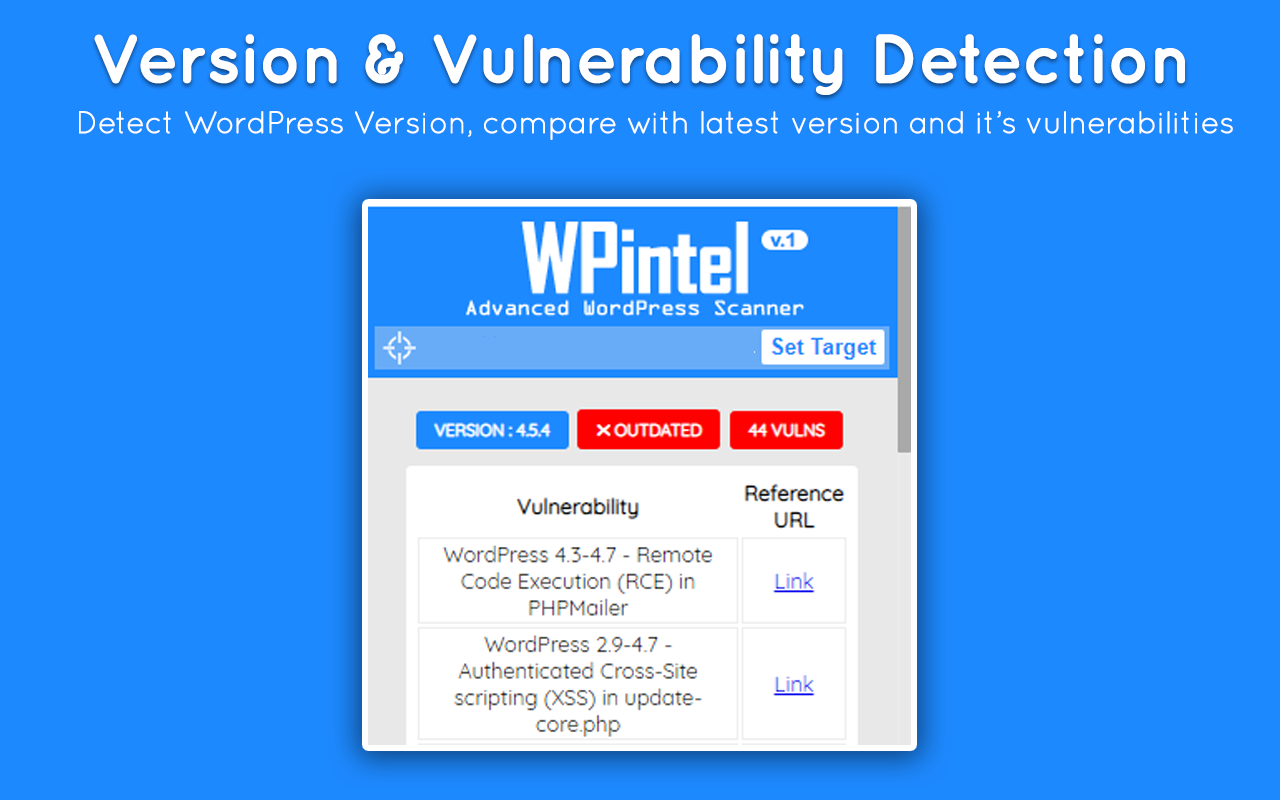 WPintel - WordPress Vulnerability Scanner截图2