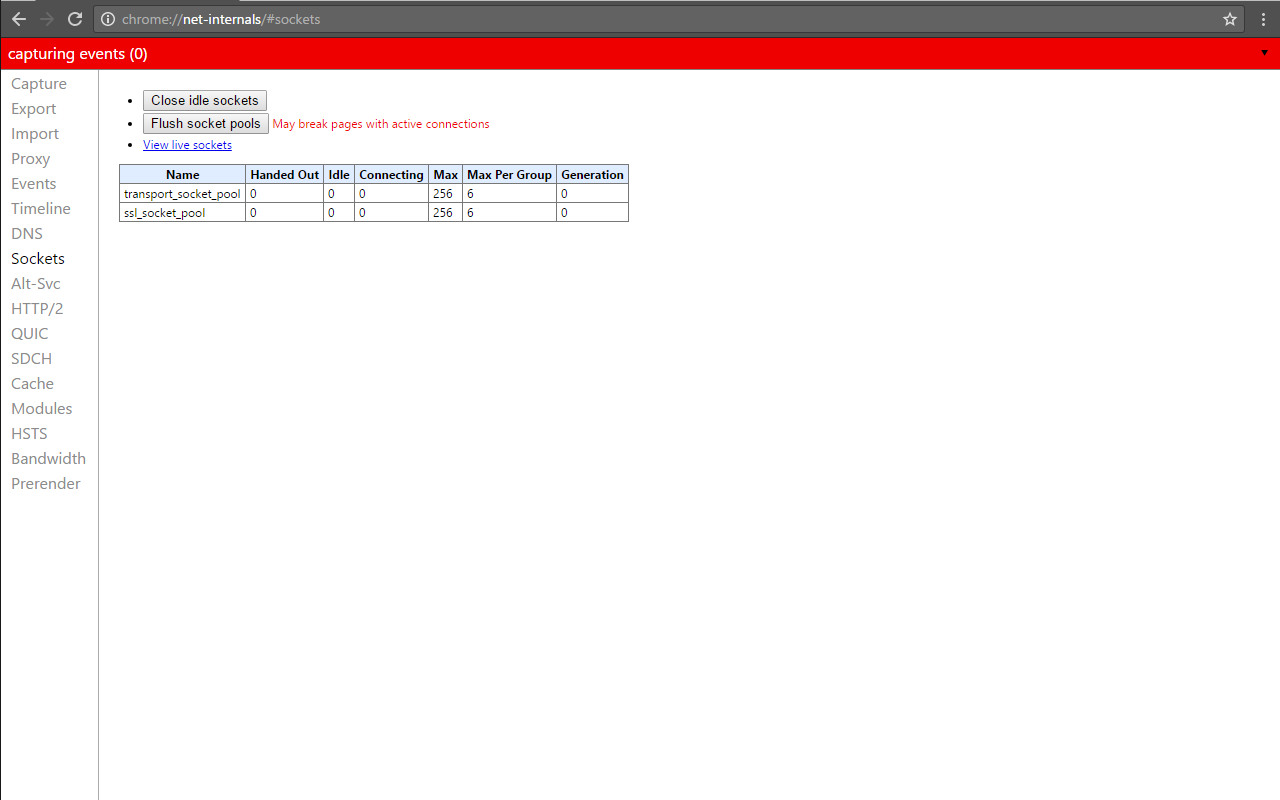 Flush DNS & close sockets截图1