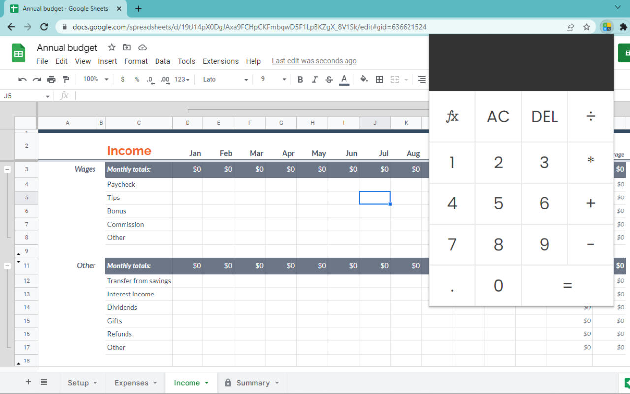 Calculator for Chrome截图1